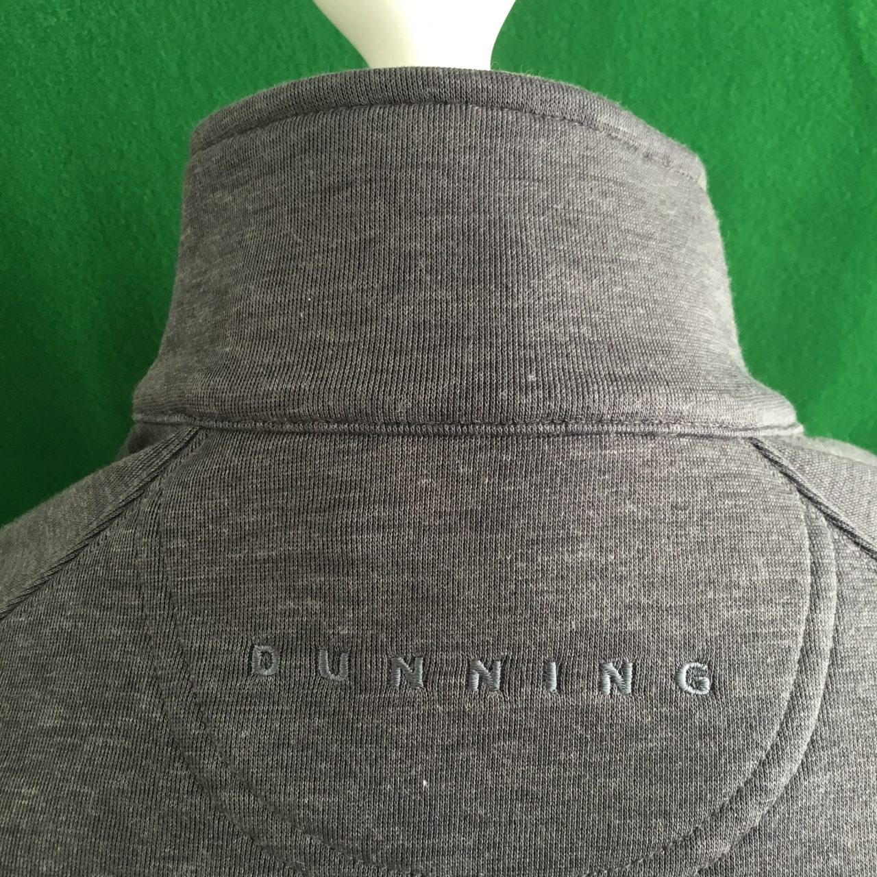 Mens Dunning Stein Full Zip Dark Charcoal Sweater - Small 40-42" - Image 3