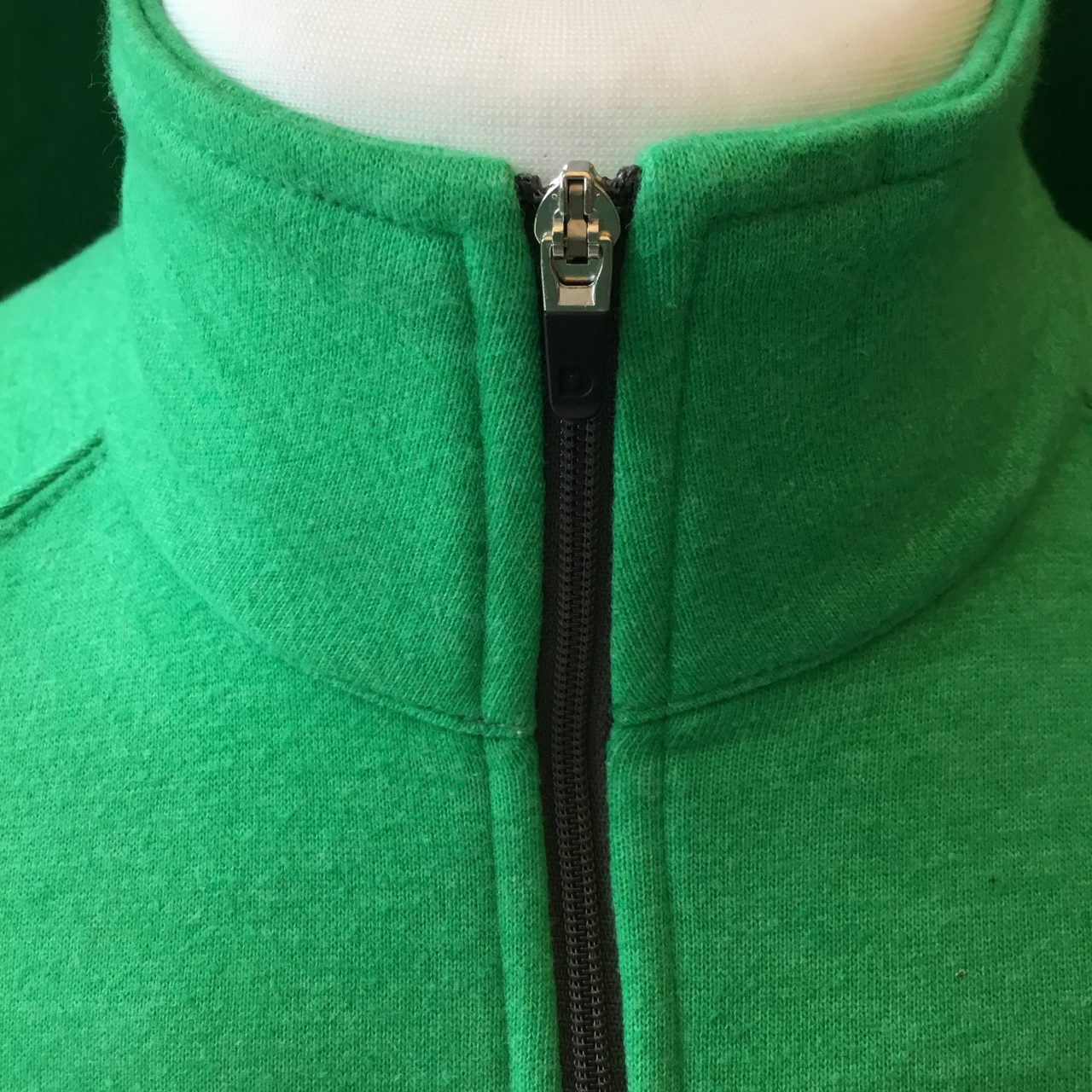 Mens Dunning Natural Hand Quarter Zip Long Sleeved Golf Sweatshirt- Small 40-42" - Image 4