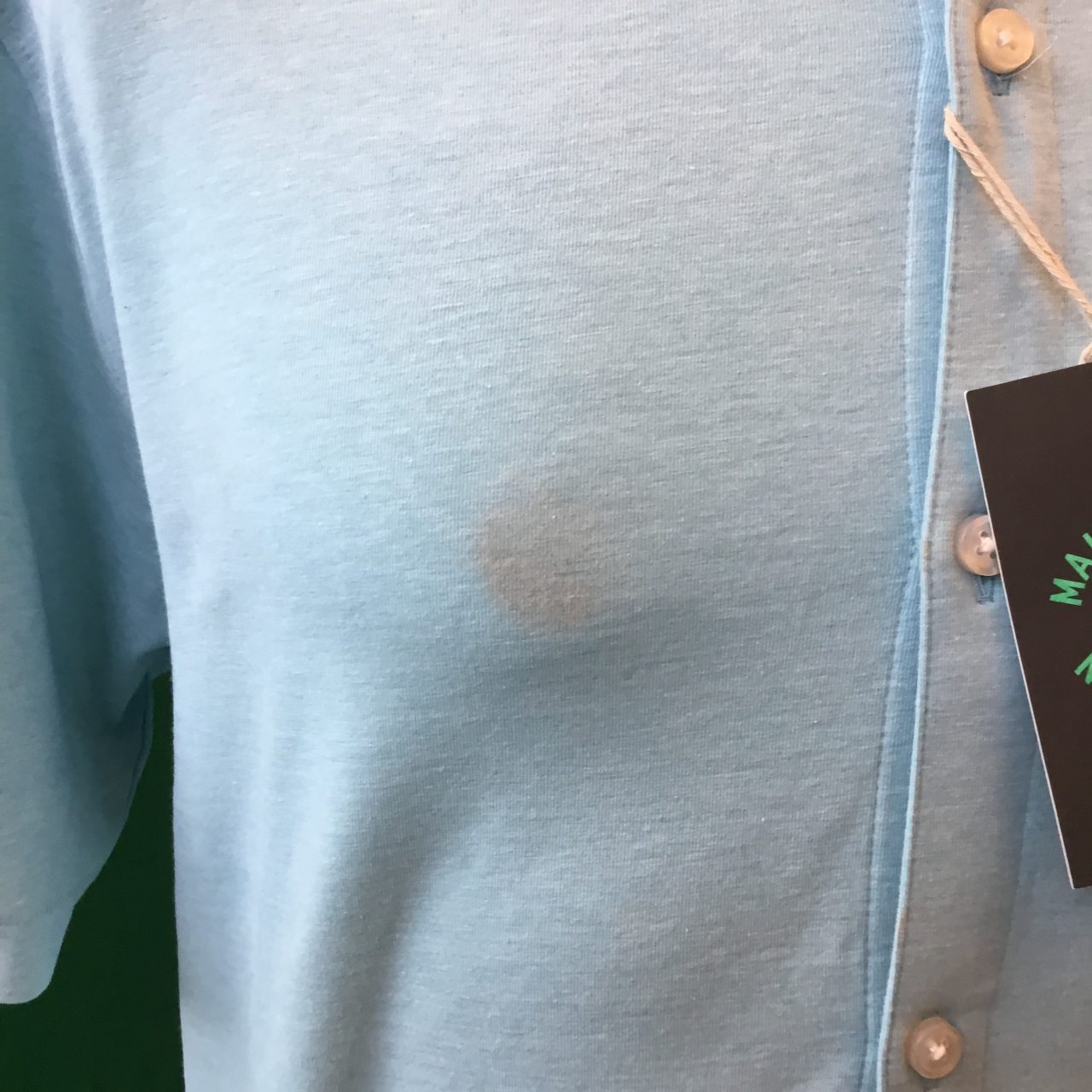 Mens Linksoul Polyester/Cotton/Lycra Short Sleeve Golf Shirt - Large 42-44" - Image 4