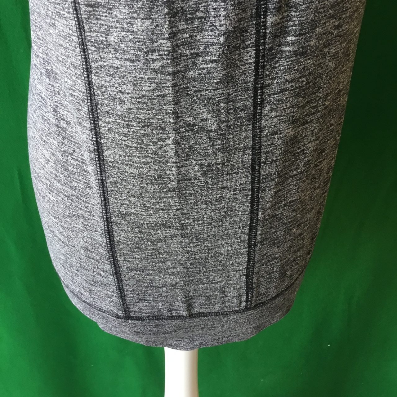 Mens Dunning Taagan Long Sleeved V-Neck Black Heather Fleece - Small 40-42" - Image 4