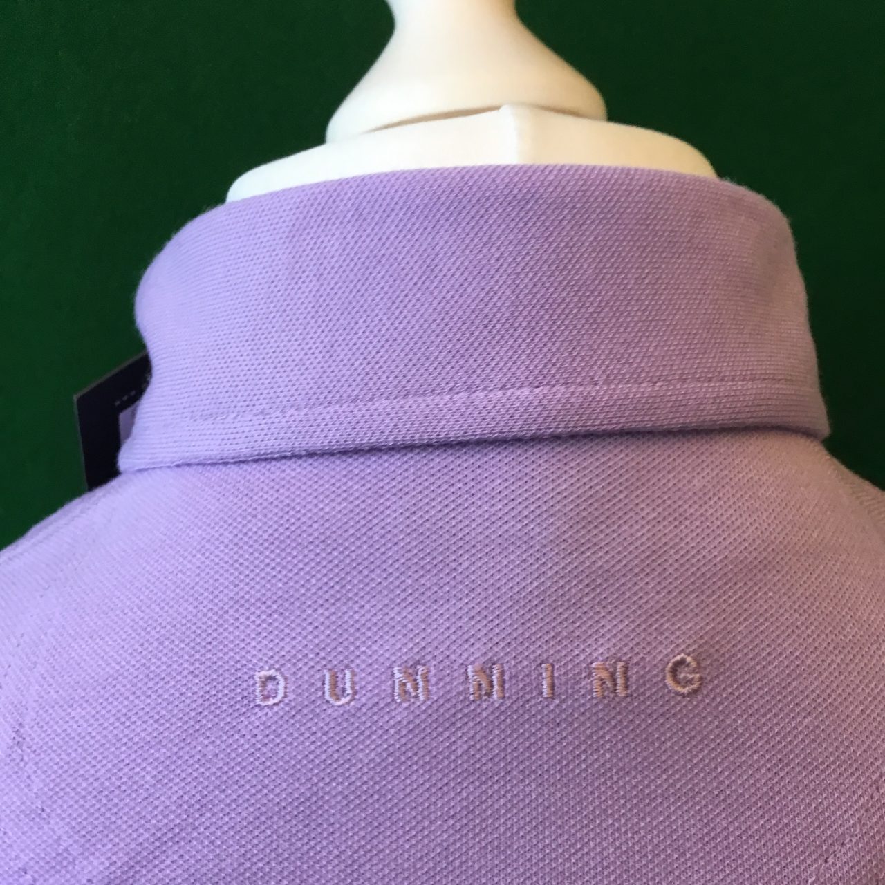 Mens Dunning Short Sleeved Blaine Pique Golf Polo Shirt- Small 40-42" - Image 2