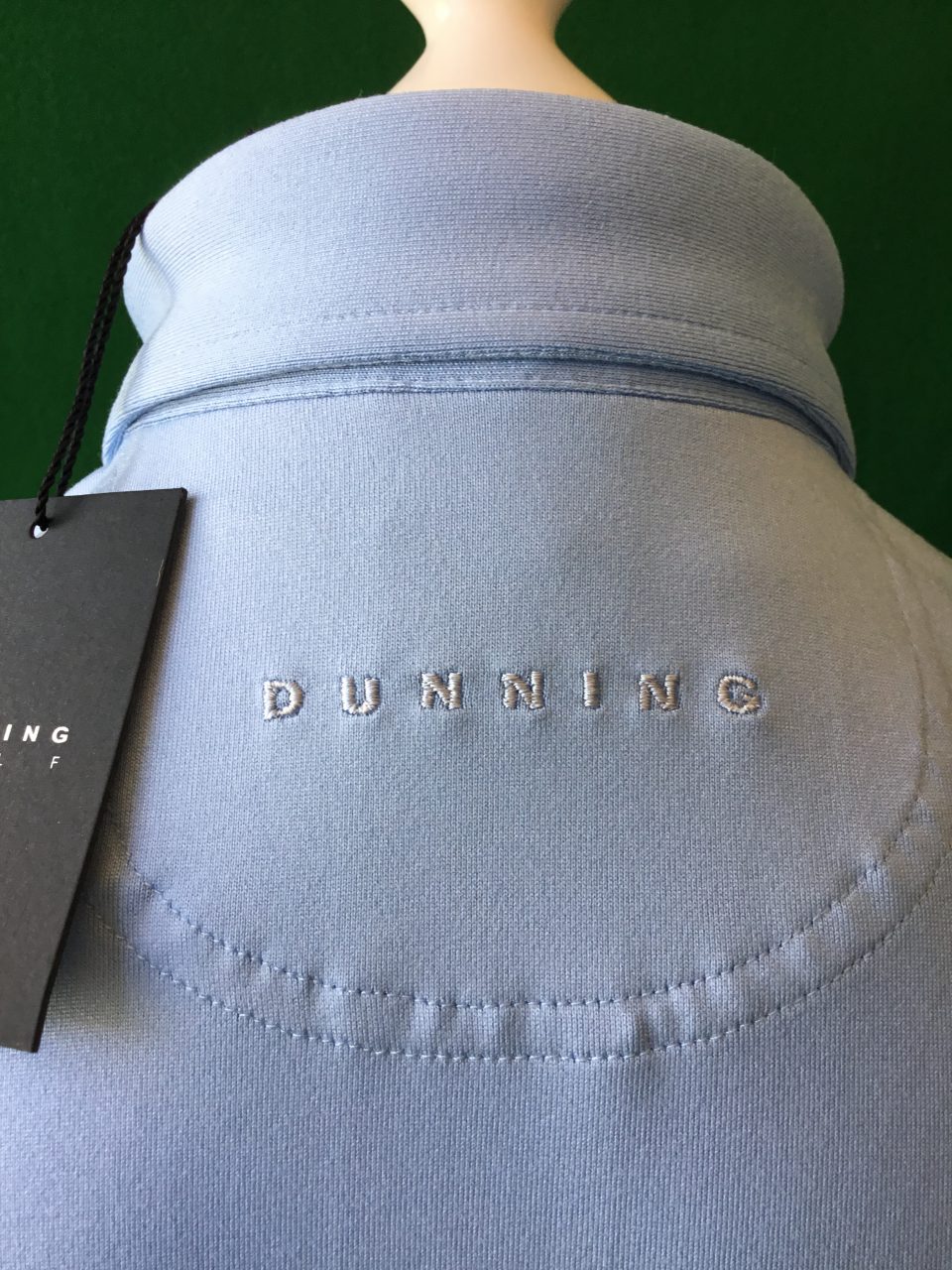 Mens Dunning Short Sleeved Galway Jersey Golf Polo Shirt- Small 40-42" - Image 3