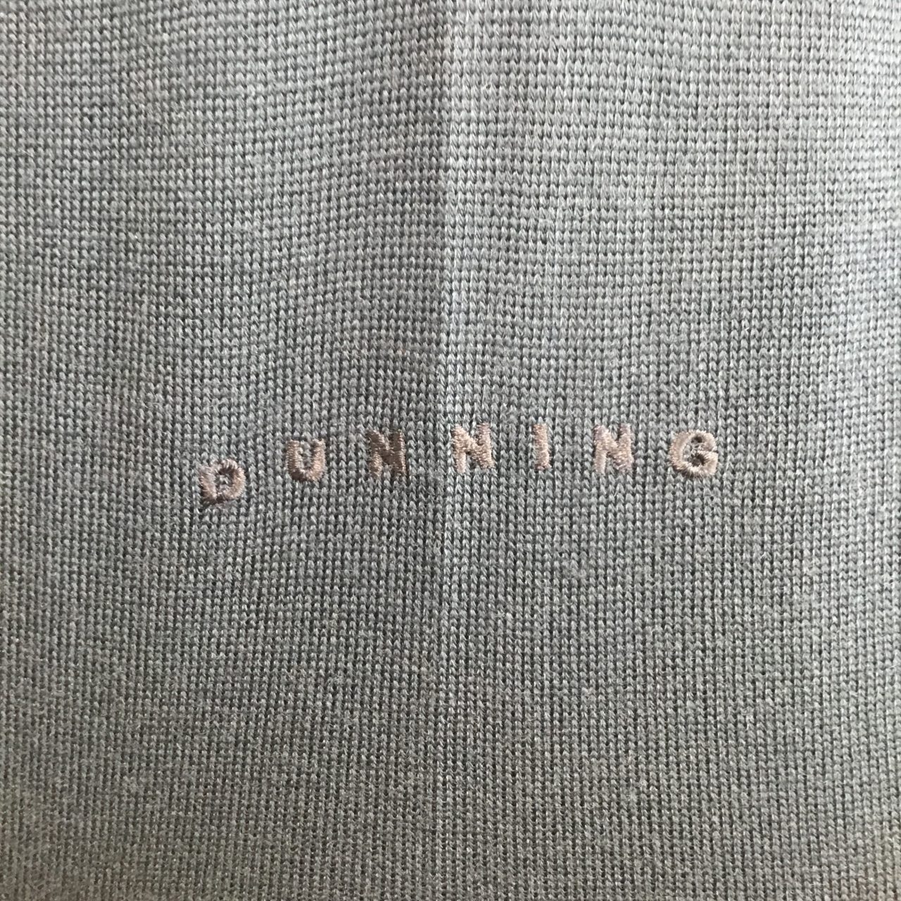 Mens Dunning Merino Wool V-Neck Navy Sweater - Medium 40-42" - Image 3