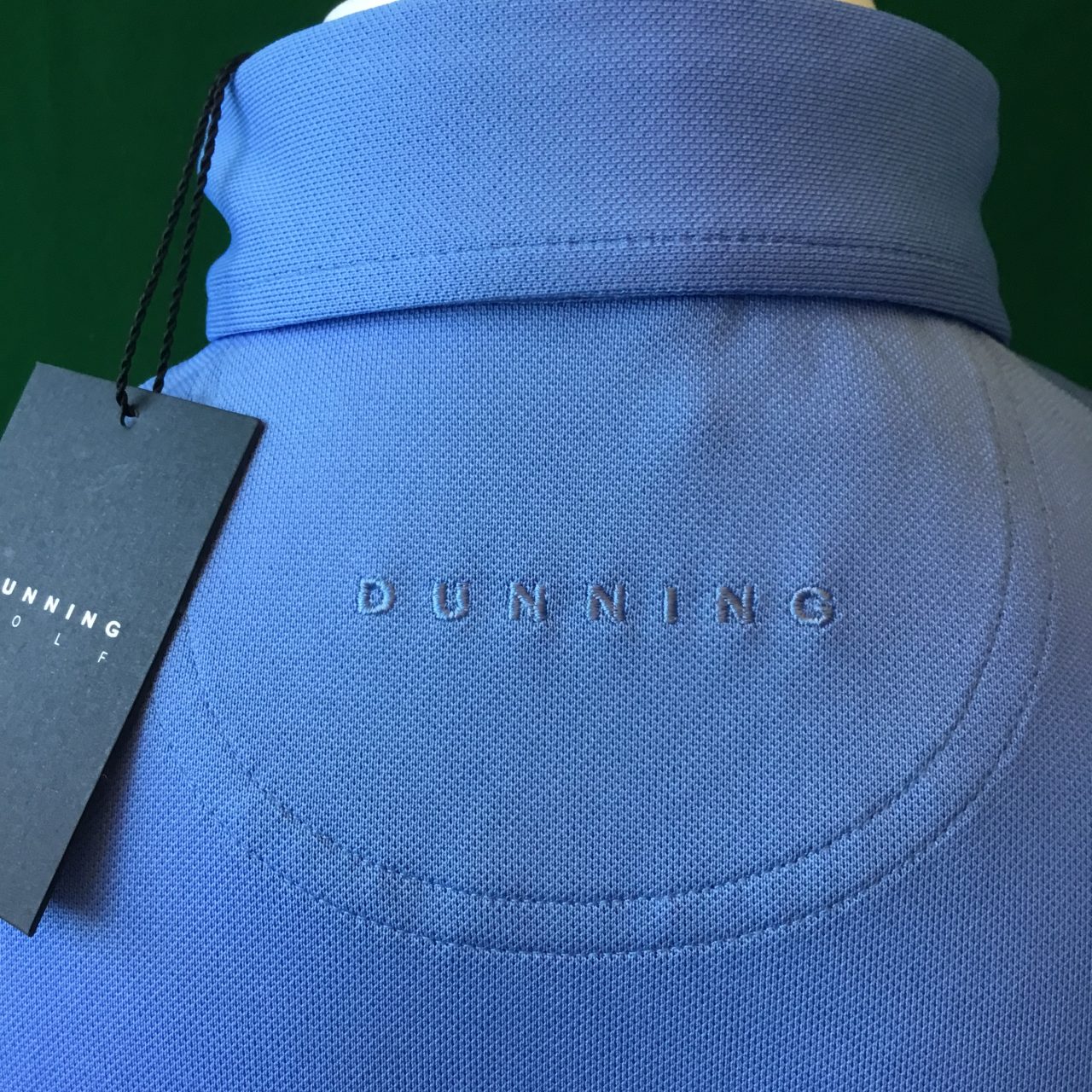 Mens Dunning Short Sleeved Classic Pique Golf Polo Shirt- Small 40-42" - Image 2