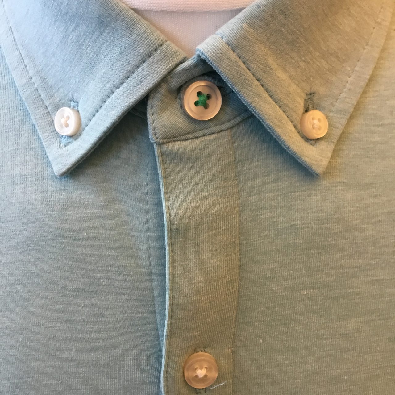 Mens Linksoul Polyester/Cotton/Lycra Short Sleeve Golf Shirt - Large 42-44" - Image 2