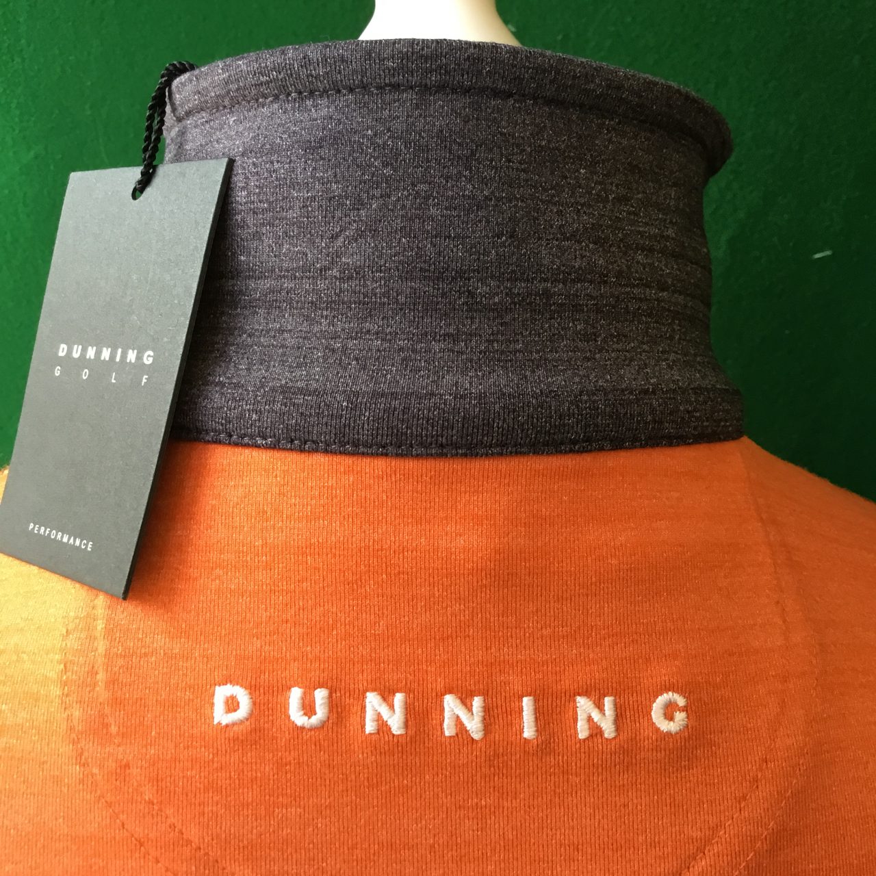 Mens Dunning Fidden Quarter Zip Long Sleeved Golf Fleece- Small 40-42" - Image 3