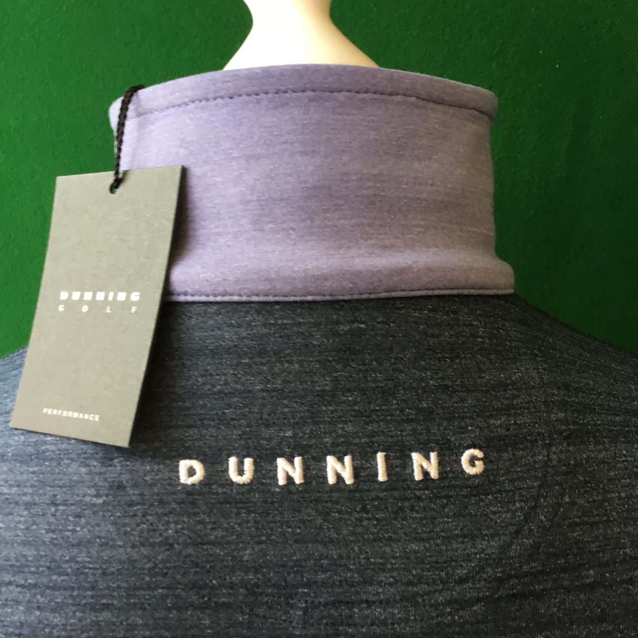 Mens Dunning Fidden Quarter Zip Long Sleeved Golf Fleece- Small 40-42" - Image 4