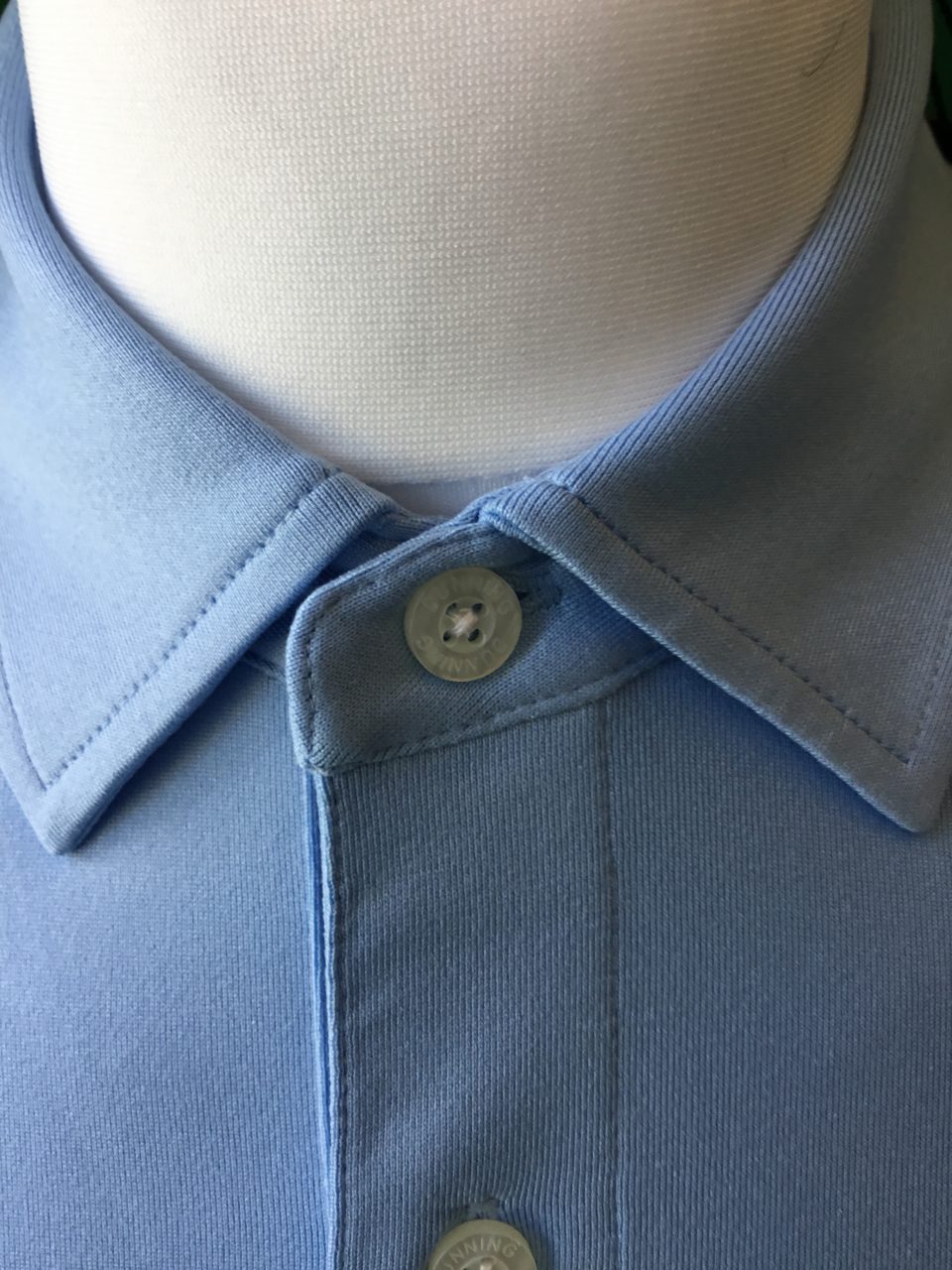 Mens Dunning Short Sleeved Galway Jersey Golf Polo Shirt- Small 40-42" - Image 2