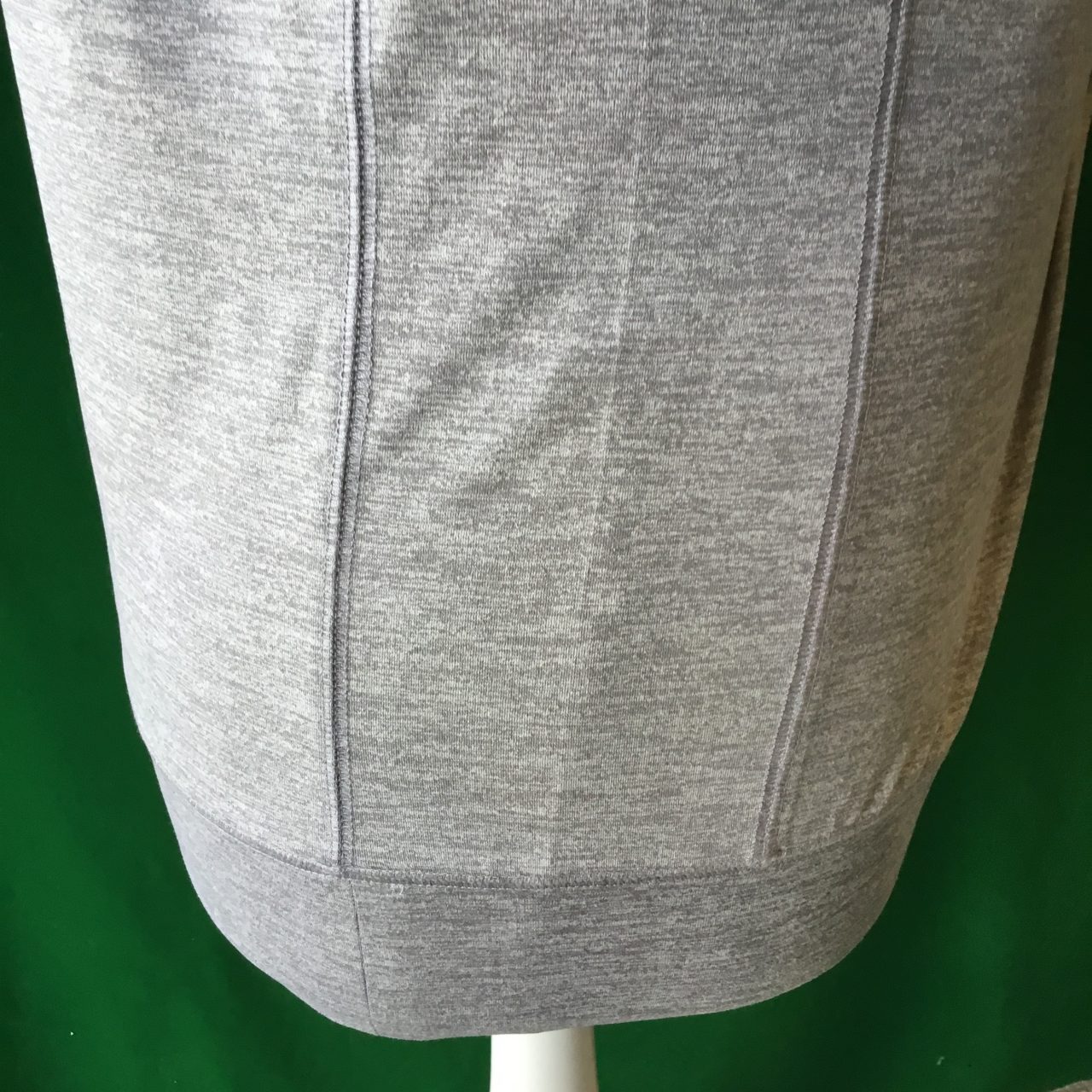 Mens Dunning Taagan Long Sleeved V-Neck Mid Grey Golf Fleece - Small 40-42" - Image 3