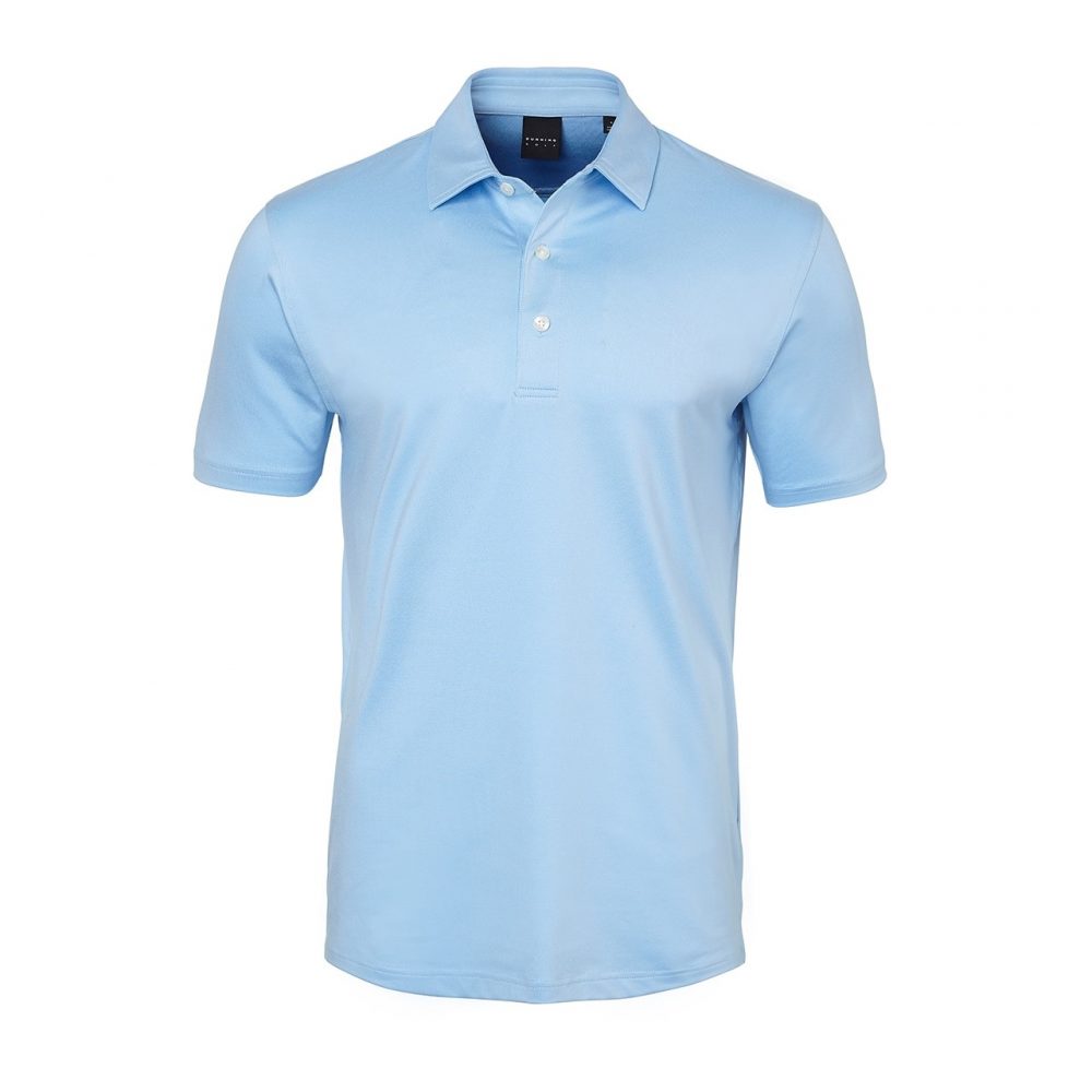 Mens Dunning Short Sleeved Galway Jersey Golf Polo Shirt- Small 40-42"