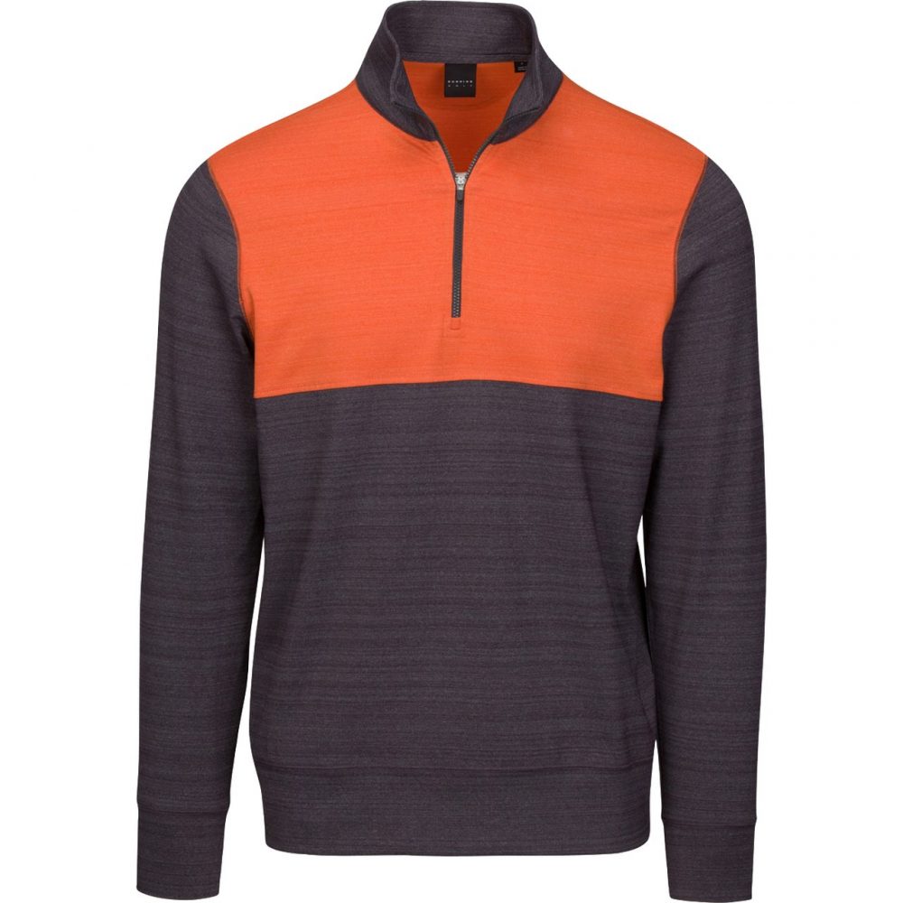 Mens Dunning Fidden Quarter Zip Long Sleeved Golf Fleece- Small 40-42"