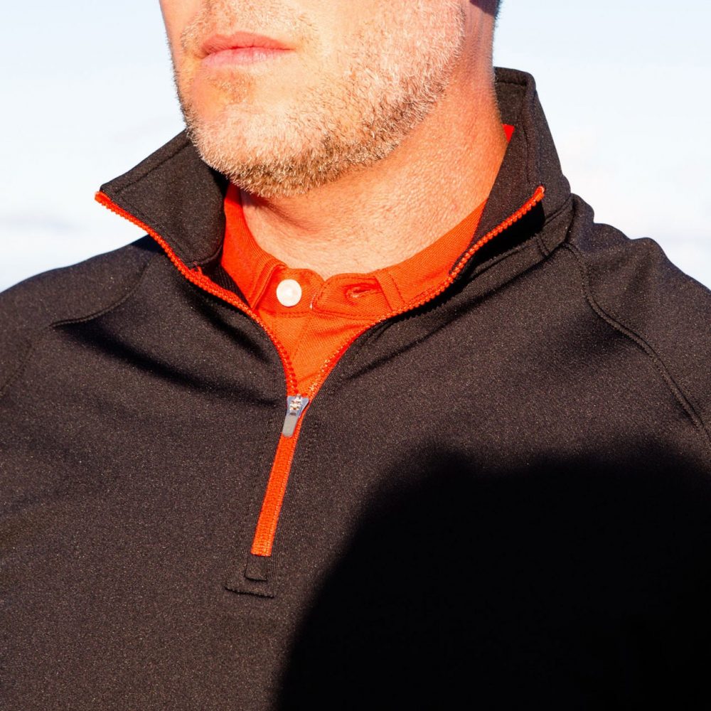 Mens Dunning Gorten Quarter Zip Long Sleeved Golf Sweatshirt- Small 40-42" - Image 4