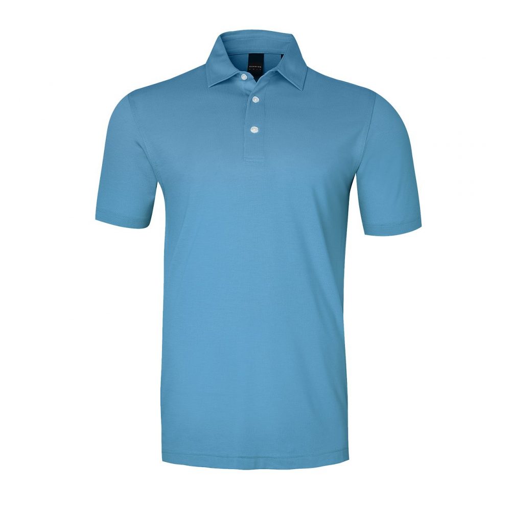 Mens Dunning Short Sleeved Blaine Pique Golf Polo Shirt- Small 40-42"
