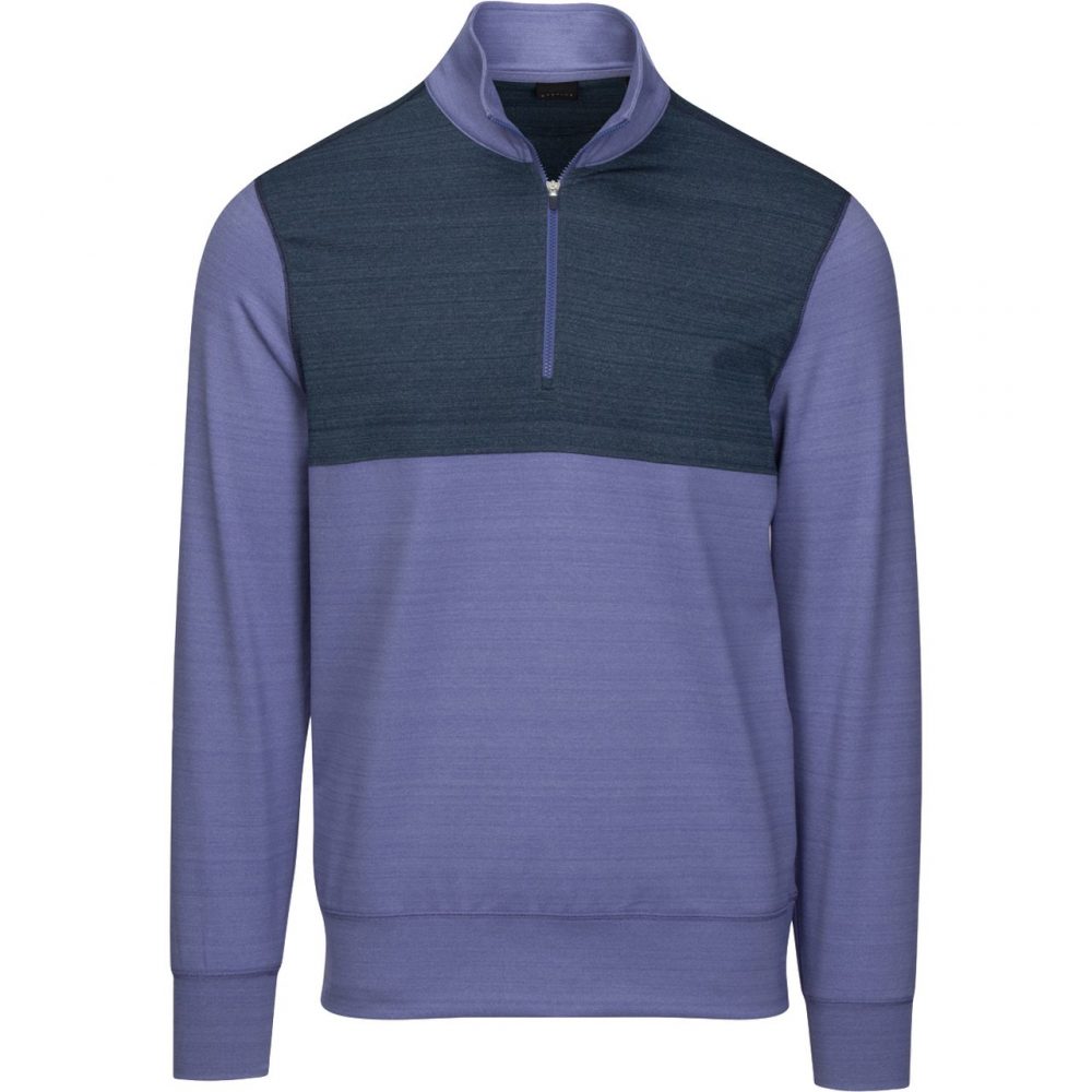 Mens Dunning Fidden Quarter Zip Long Sleeved Golf Fleece- Small 40-42"