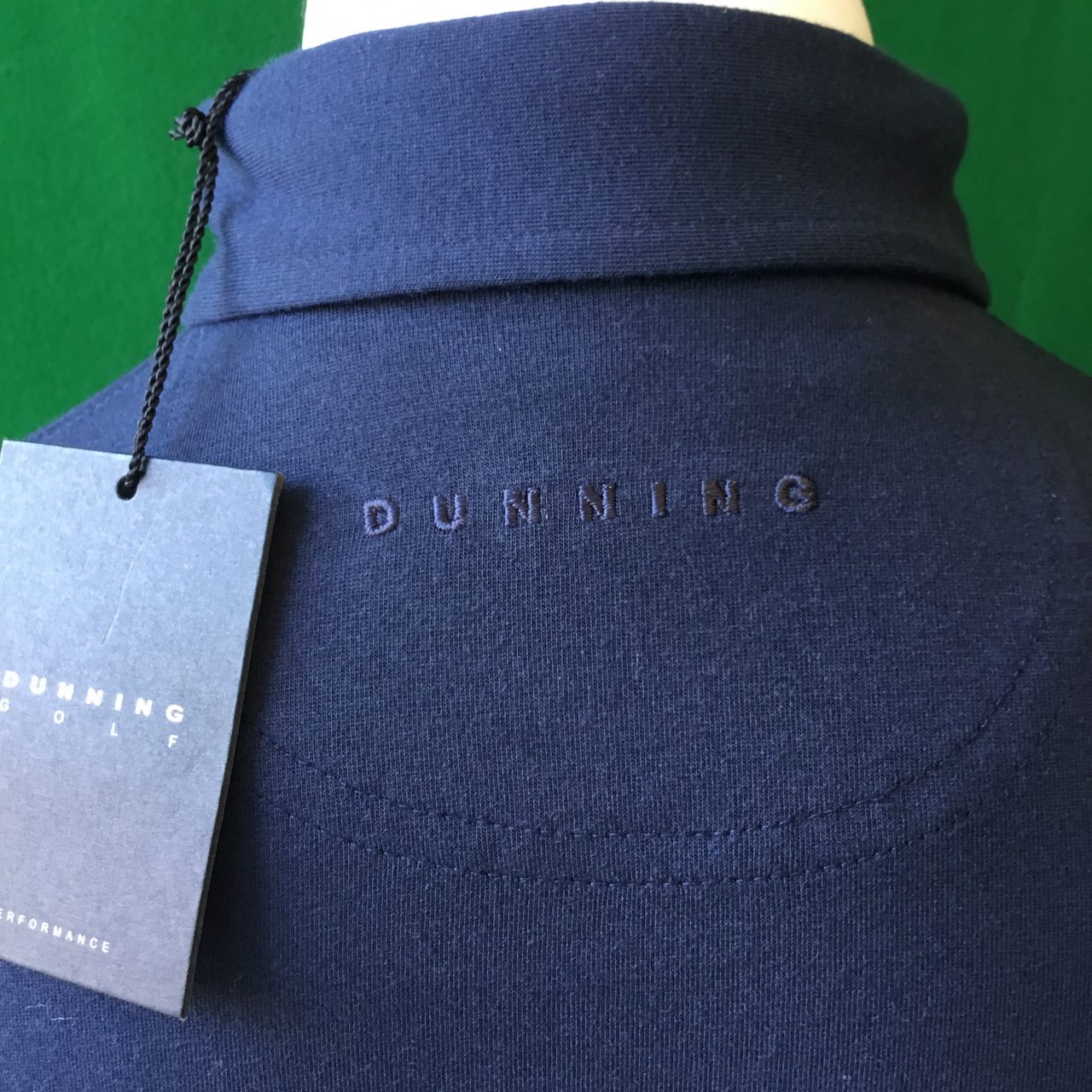 Mens Dunning Vance Long Sleeved Natural Hand Golf Shirt- Small 40-42" - Image 2