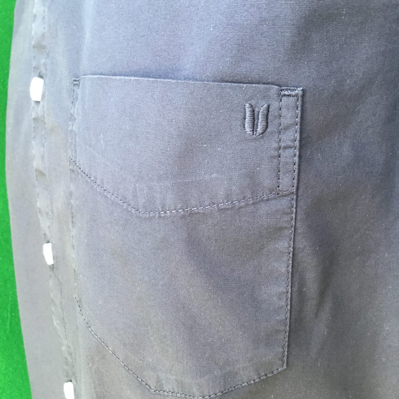 Mens Linksoul Black Cotton Long Sleeved Shirt - Large - 46" Chest - Image 3