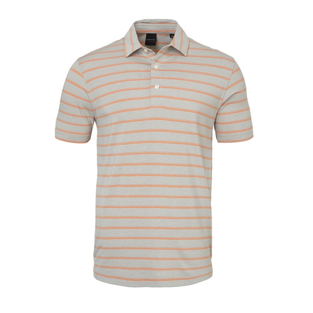 Mens Dunning Paisley Natural Hand Golf Polo Shirt- Small 40-42"