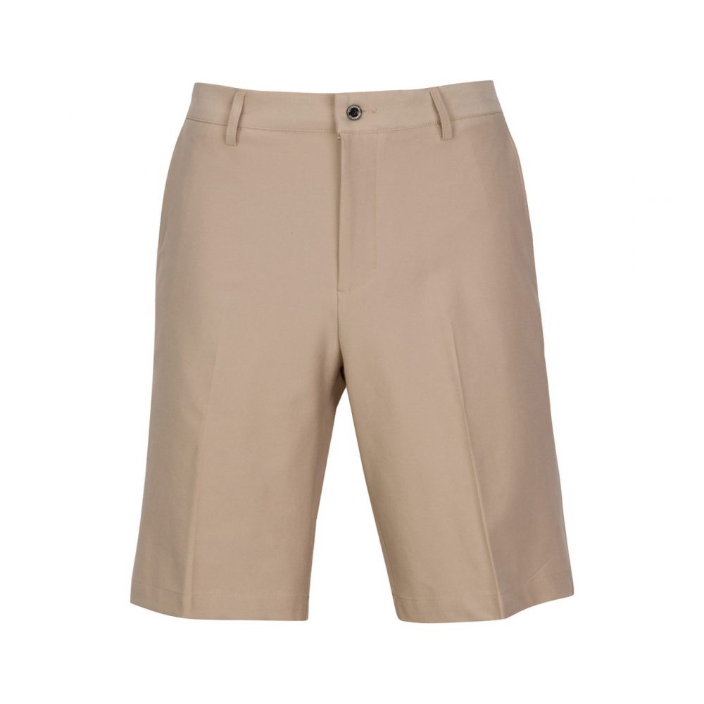 Mens Dunning Player Fit Woven Golf Shorts in Tan - Waist 32"