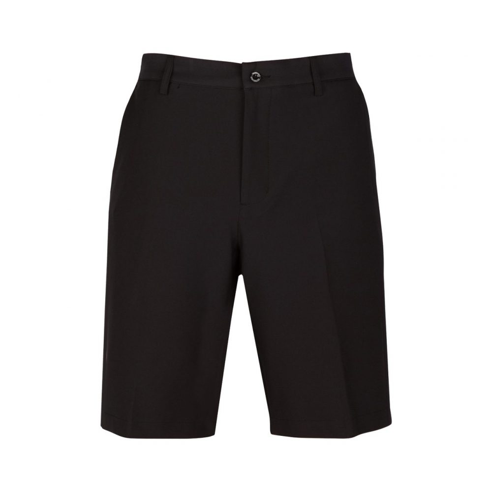 Mens Dunning Player Fit Woven Golf Shorts in Black - Waist 32"