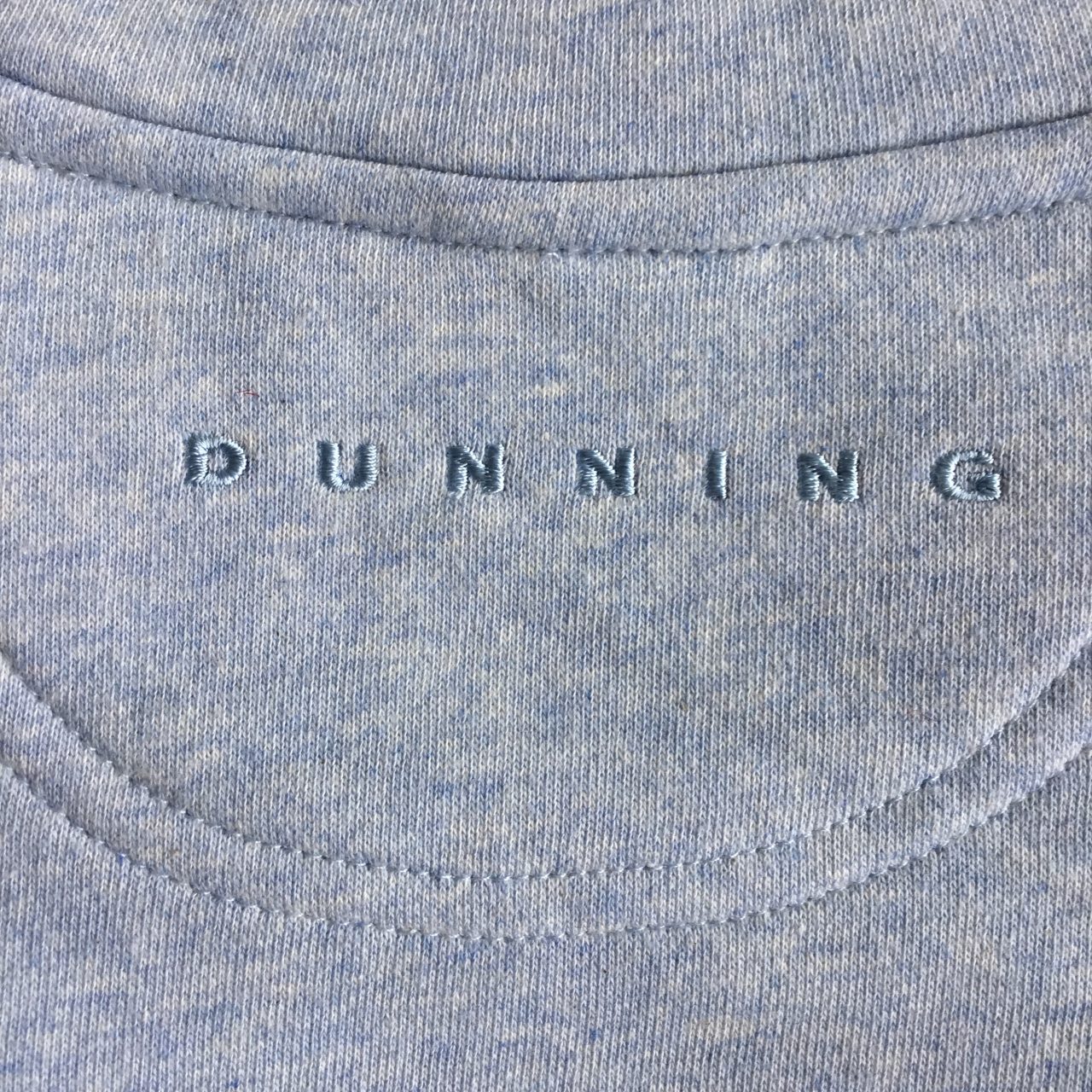 Mens Dunning Kilmelford Blue Crew Neck Golf Fleece - Small 40-42" - Image 2
