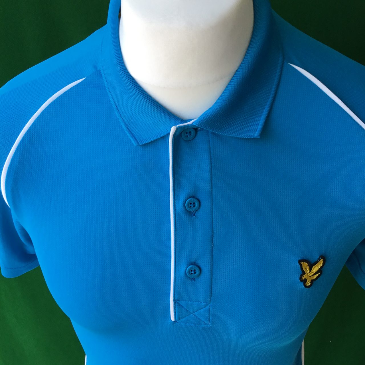 Mens Lyle & Scott Short Sleeved Golf Polo Shirt- Small 38-40" - Image 4