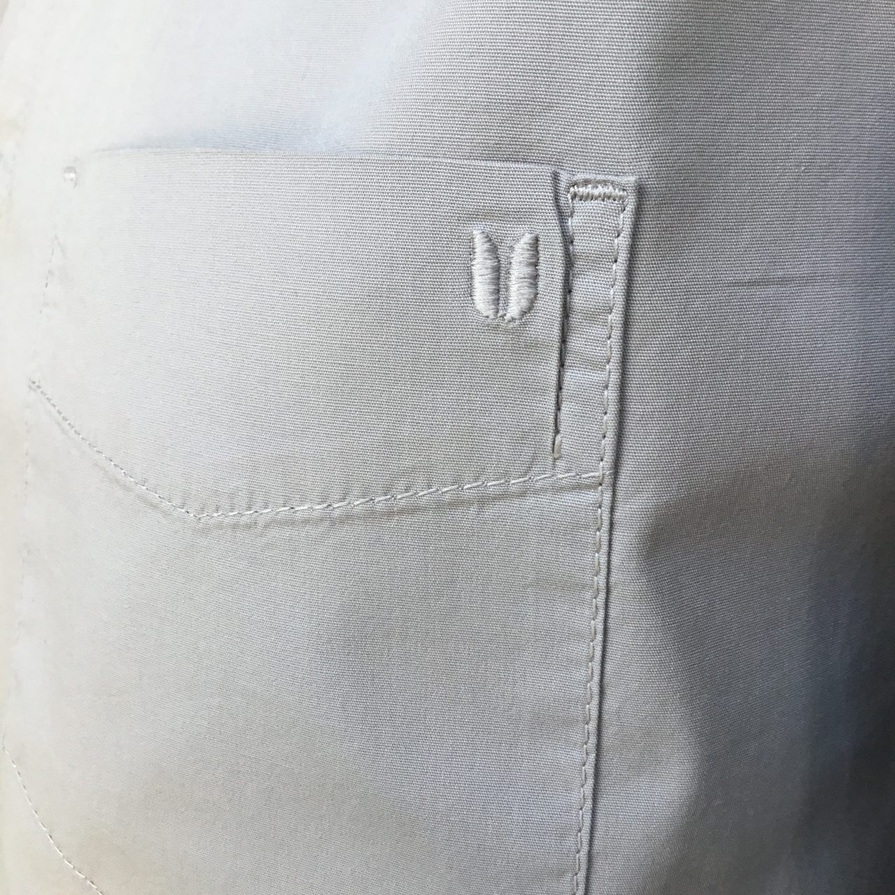 Mens Linksoul Grey Cotton Long Sleeved Shirt - Large - 46" Chest - Image 3