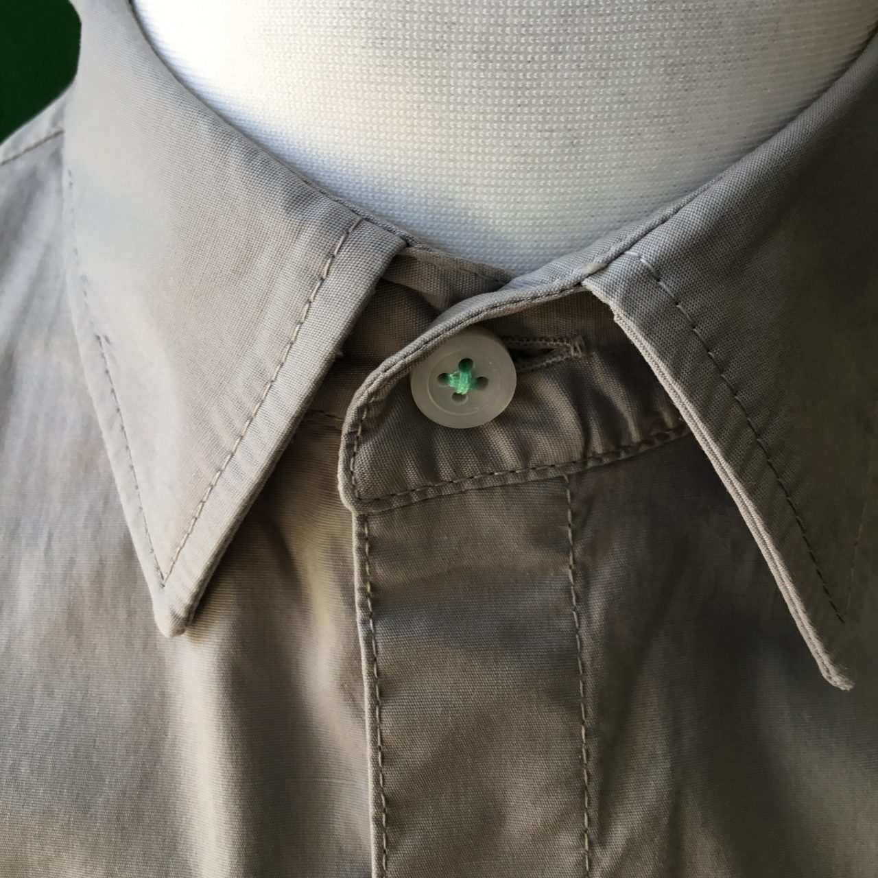 Mens Linksoul Grey Cotton Long Sleeved Shirt - Large - 46" Chest - Image 2