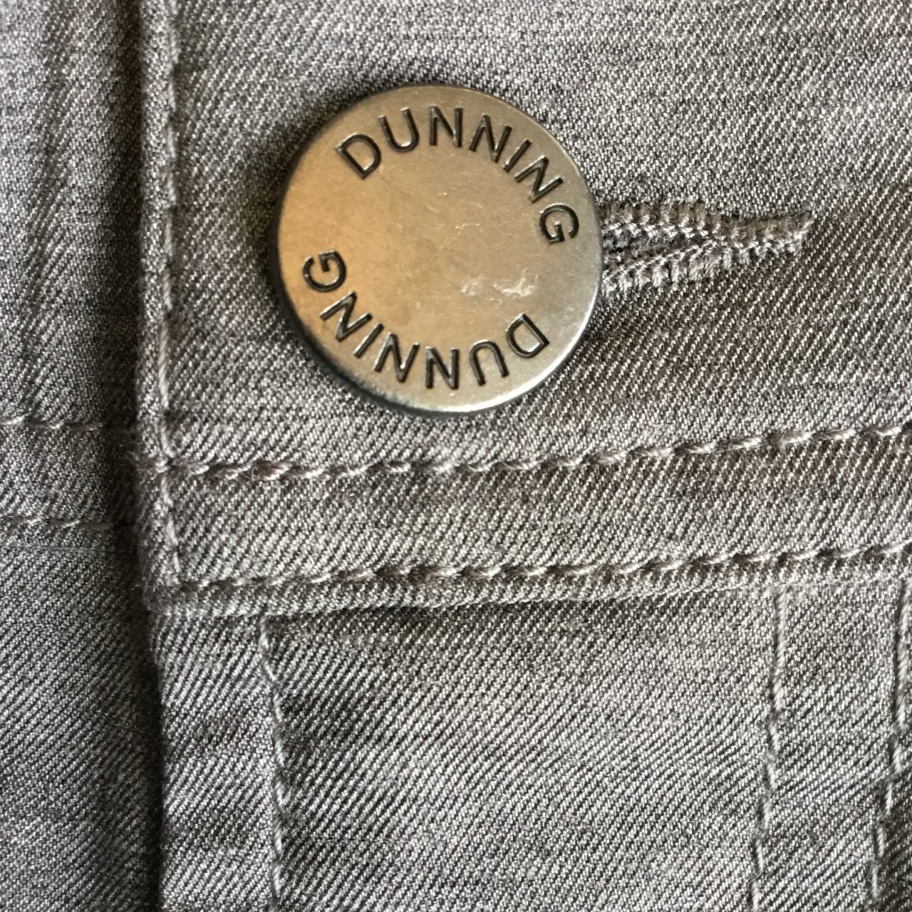 Mens Dunning Heathered 5 Pocket Golf Trousers- 32"waist/32"leg - Image 2