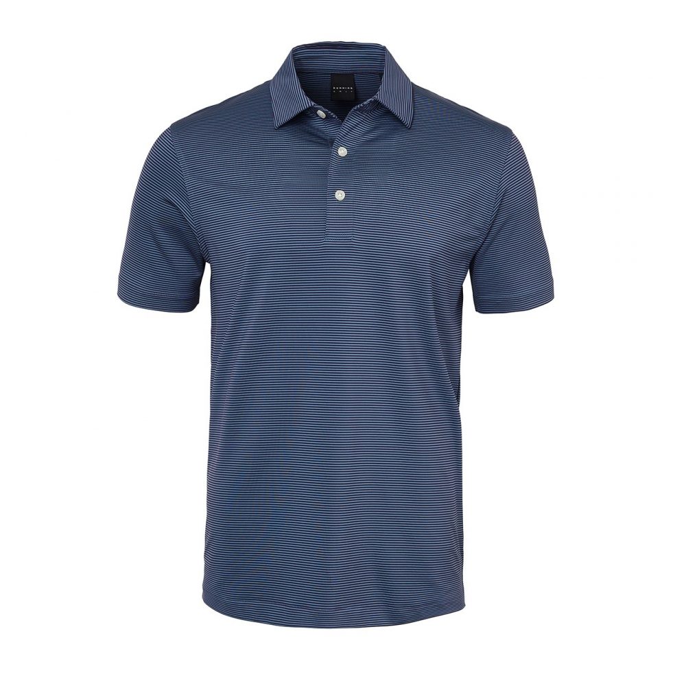 Mens Dunning Short Sleeved Jersey Golf Polo Shirt- Small 40-42"