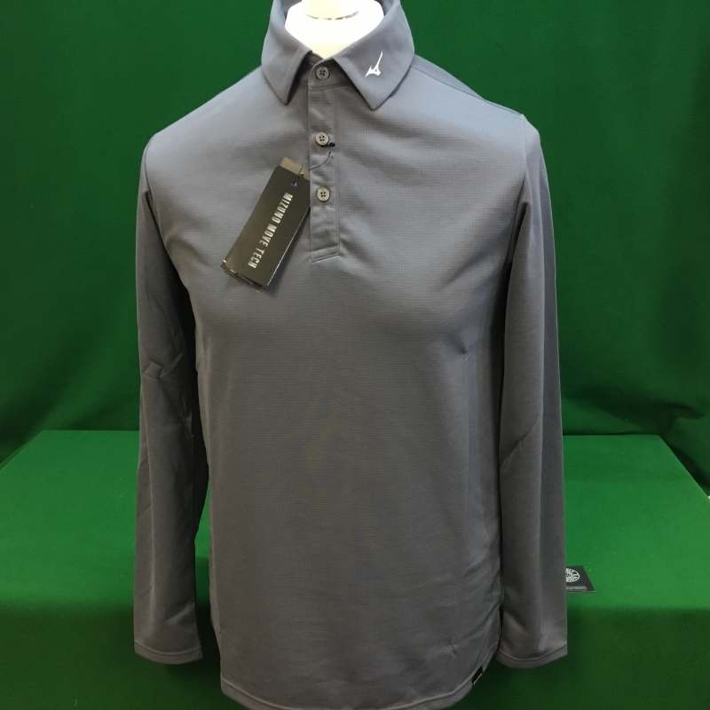 Mens Mizuno Long Sleeved Polo Shirt - Select Size and Colour
