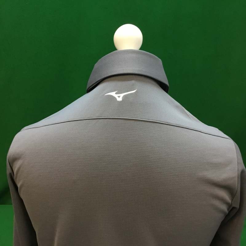 Mens Mizuno Long Sleeved Polo Shirt - Select Size and Colour - Image 3