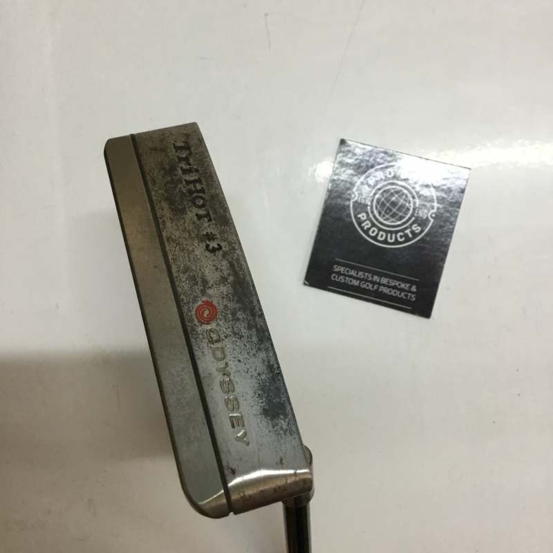 Rare Odyssey Tri Hot #3 33" Putter with Odyssey Black Series Grip and Custom Black Shaft