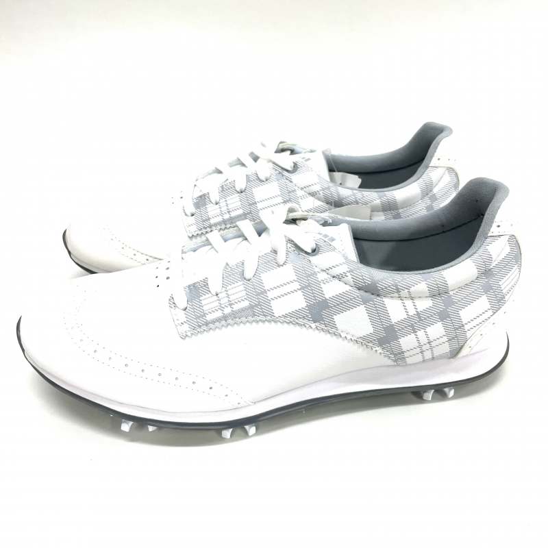 Ladies Adidas Driver Grace White Leather Golf Shoes - UK Size 5.5 - US 7 - EU 38. - Image 2