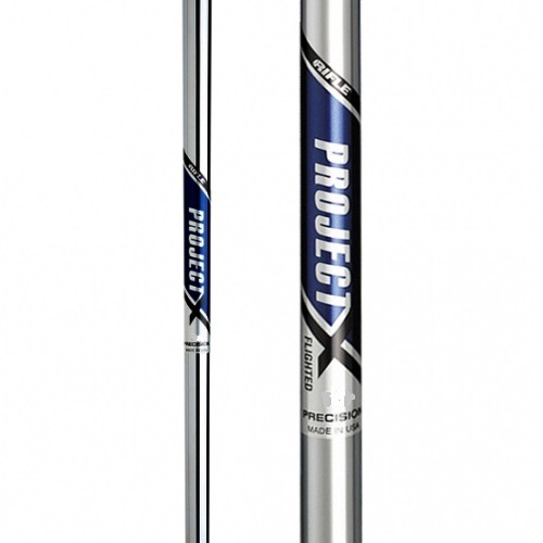 Project X Flighted Steel Iron Shafts - Choose Flex & Club - .355 & .370 Tip Size