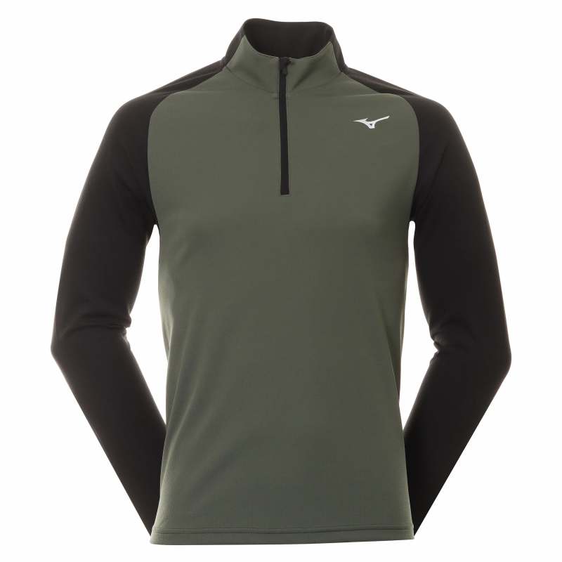 Mizuno Winter Breeze Block 1/4 Zip Long Sleeved Mid Layer - Choose Colour & Size - Image 3