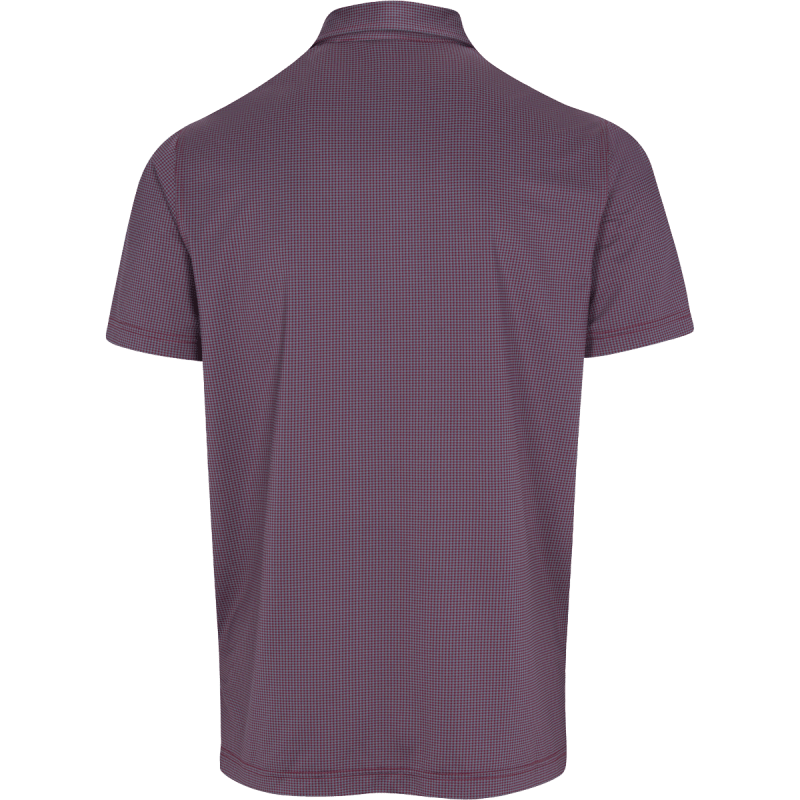 Dunning Golf Farley Jacquard Polo Shirt - Small 40-42" Chest - Fragment/Poppy - Image 2