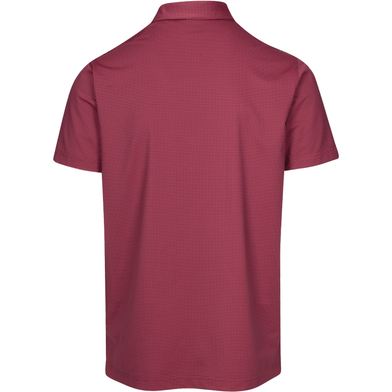 Dunning Golf Farley Jacquard Polo Shirt - Small 40-42" Chest - Rosewood - Image 2