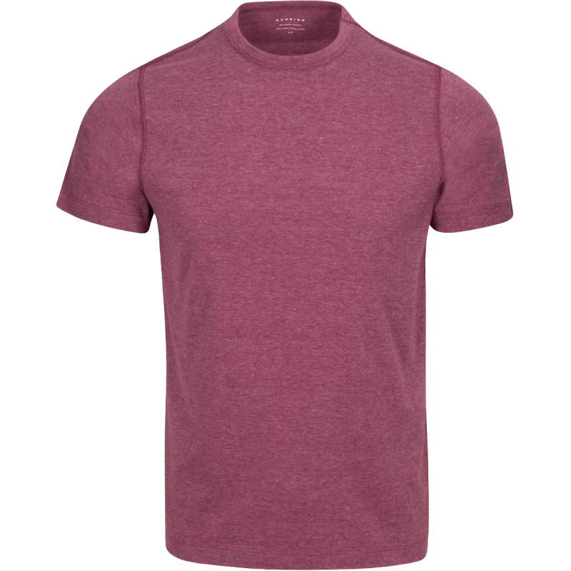 Dunning Golf Witham Performance Crew T-Shirt - 40-42" Chest - Claret Heather