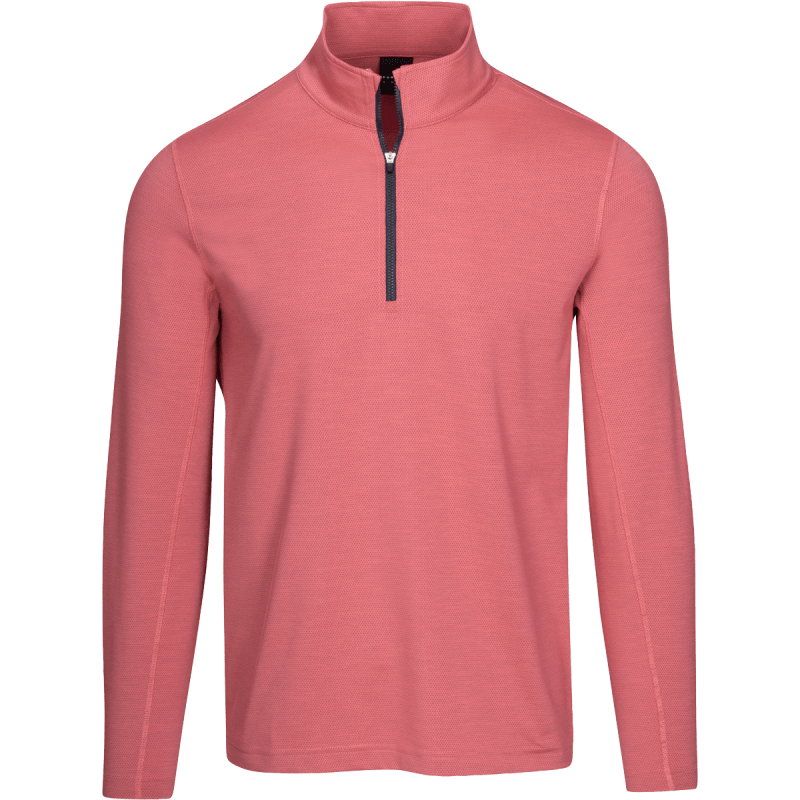 Dunning Golf Fenloe 1/4 Zip Pullover - Small 40-42" Chest - Rosewood/Halo