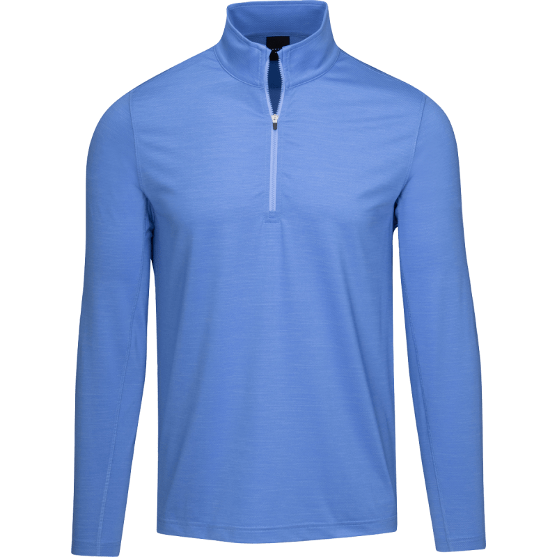 Dunning Golf Fenloe 1/4 Zip Pullover - Size Small 40-42" Chest - Surf Blue/White