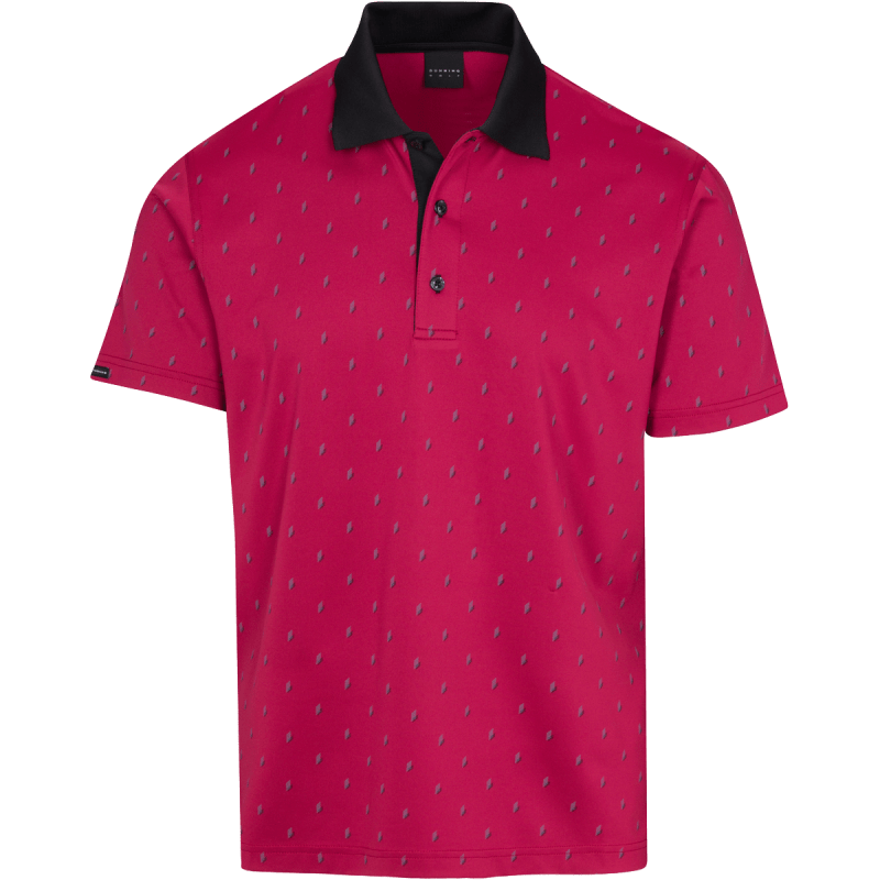 Dunning Golf Fenton Jersey Polo Shirt - 40-42" Chest - Poppy