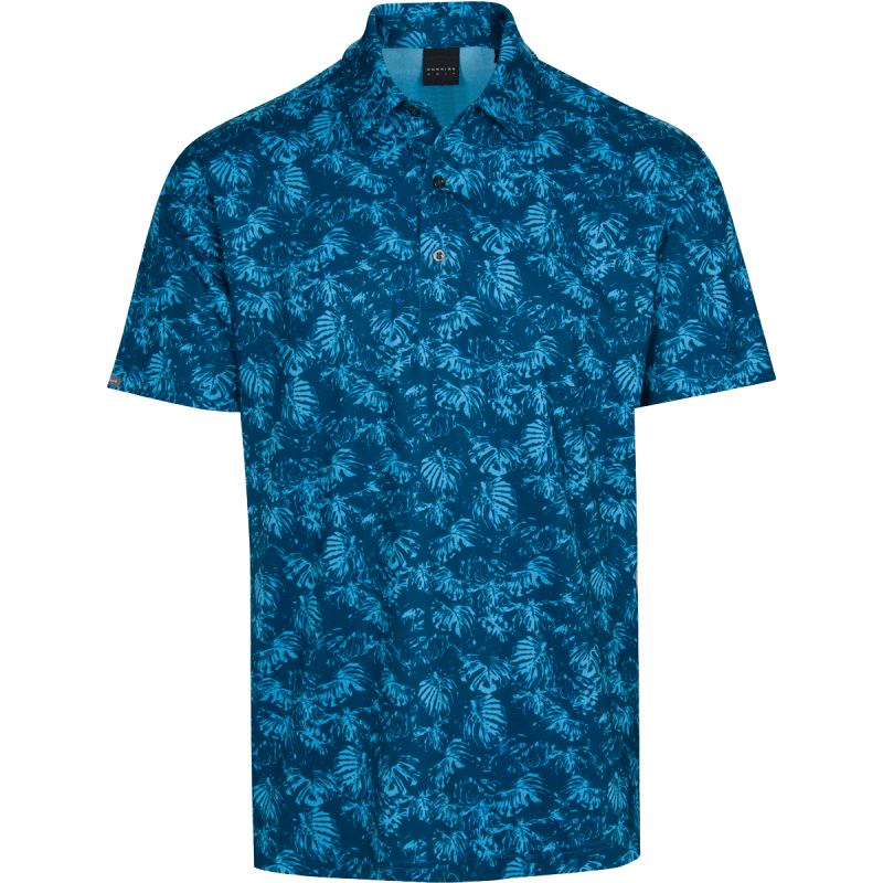 Dunning Golf Holford Performance Polo Shirt - 40-42" Chest - Cayman Heather Opal