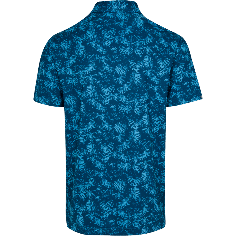 Dunning Golf Holford Performance Polo Shirt - 40-42" Chest - Cayman Heather Opal - Image 2