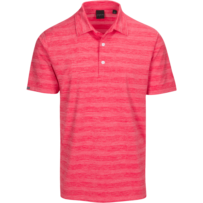 Dunning Golf Livingston Jersey Polo Shirt - Small 40-42" Chest - Cherry