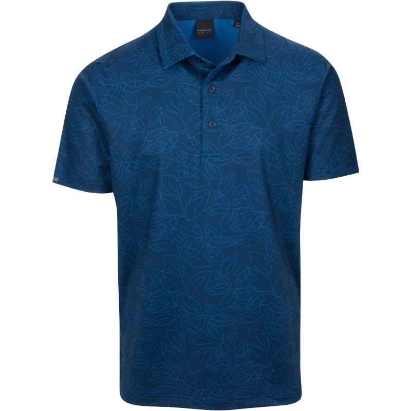 Dunning Golf Crolly Jersey Polo Shirt - Small 40-42" Chest - Dim/Chime