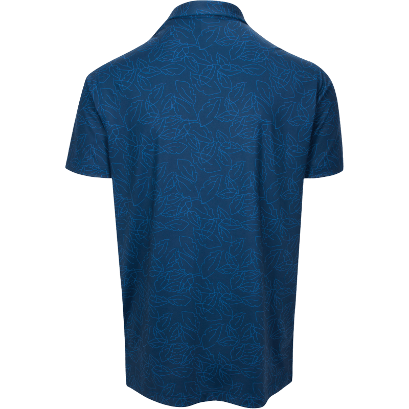 Dunning Golf Crolly Jersey Polo Shirt - Small 40-42" Chest - Dim/Chime - Image 2