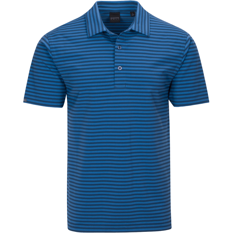 Dunning Golf Annagry Jersey Polo Shirt - Small 40-42" Chest - Dim/Chime