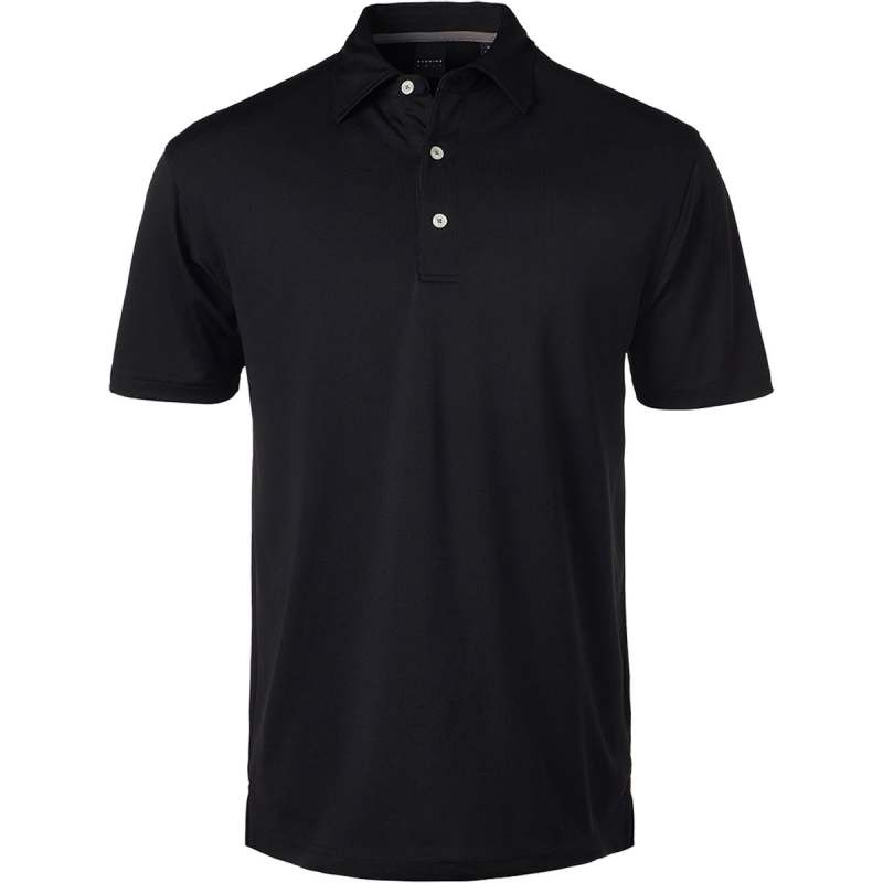 Dunning Golf Sutton Pique Polo Shirt - 40-42" Chest - Black