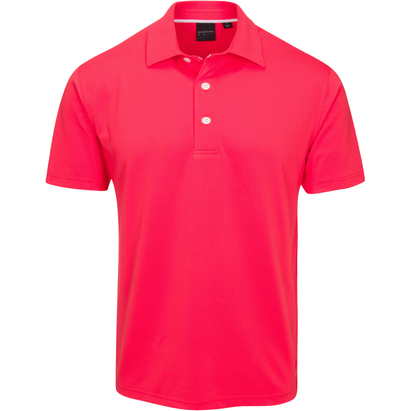 Dunning Golf Sutton Pique Polo Shirt - 40-42" Chest -Light Red