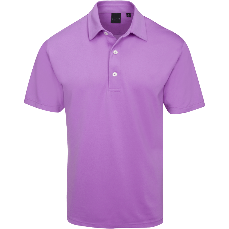 Dunning Golf Sutton Pique Polo Shirt - 40-42" Chest - Wisteria
